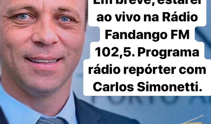 Agenda: Entrevista Radio Fandango 